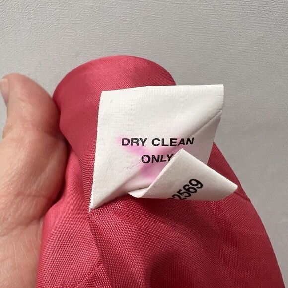 Kay Unger Silk Strapless Mini Dress Sheath Red Size 2 - Picture 12 of 14